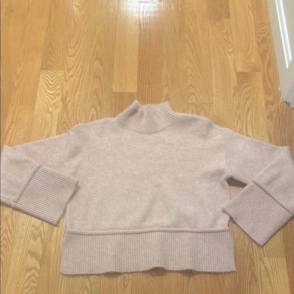 ☀️3/$15 Marled Mock Neck Sweater Small - Picture 2 of 5